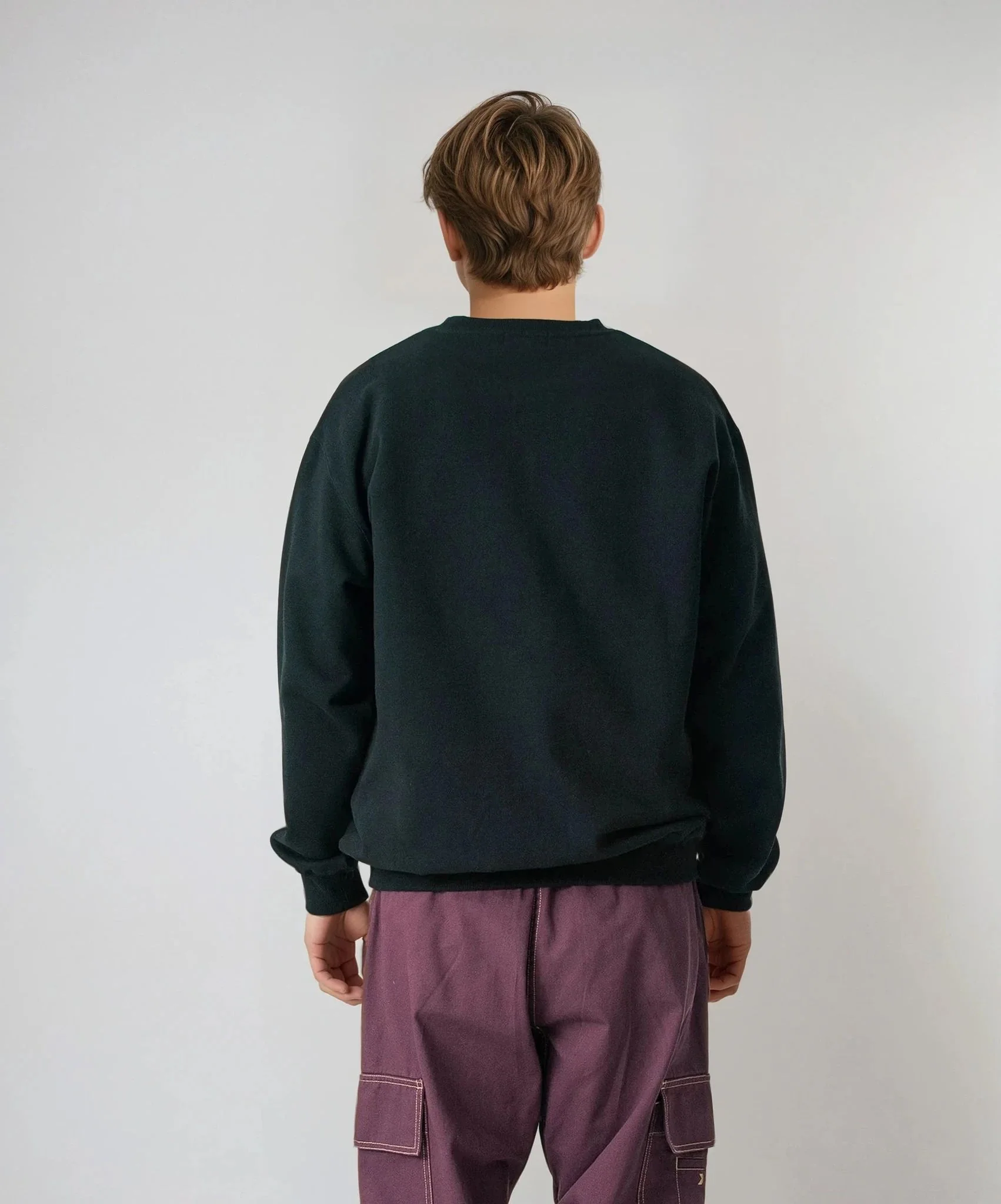 CHENILLE STANDARD LOGO CREWNECK SWEATSHIRT - Image 10