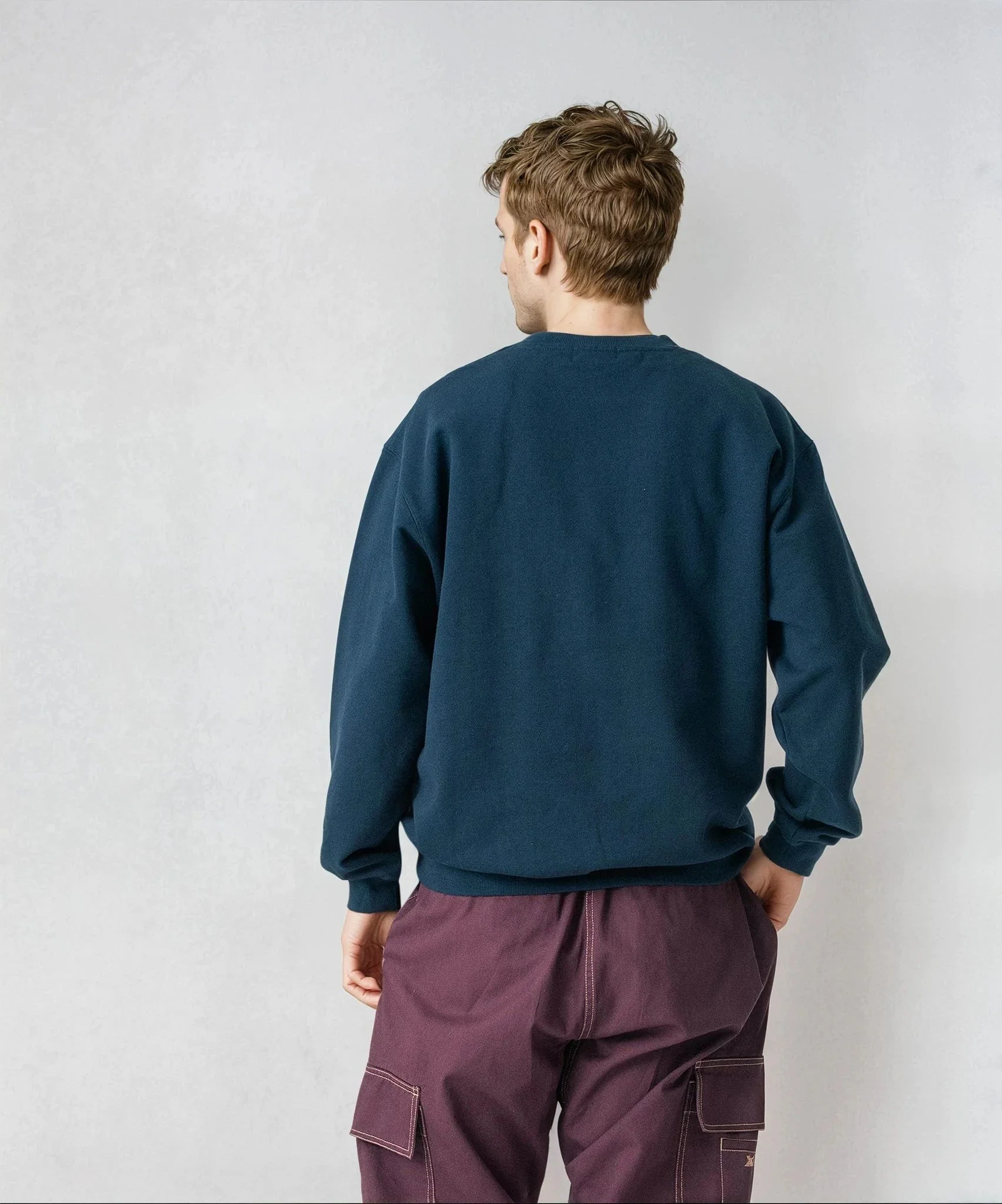 DISTORTION LOGO CREWNECK SWEATSHIRT - Image 3