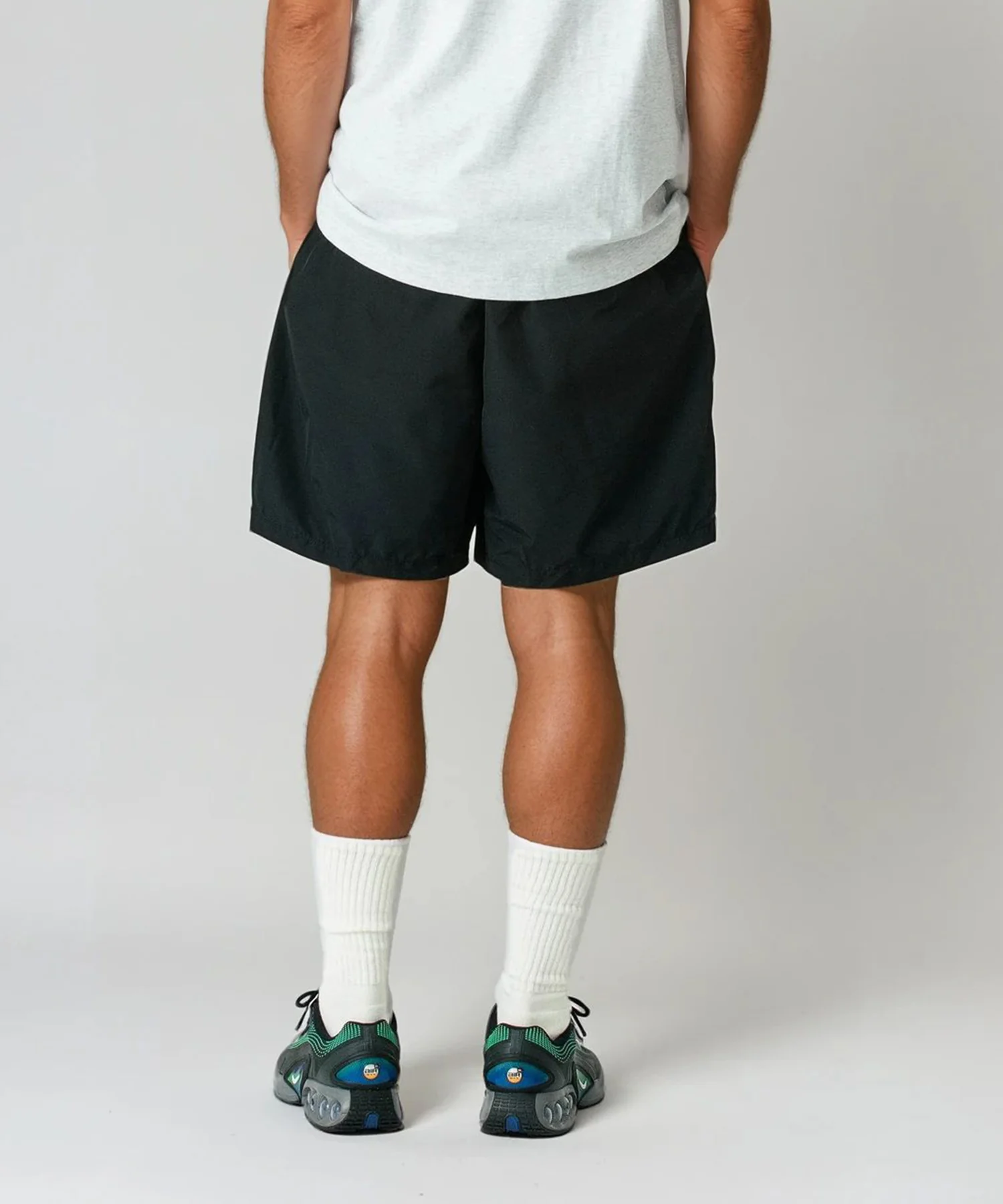 EMBROIDERED NYLON SHORT PANTS - Image 5