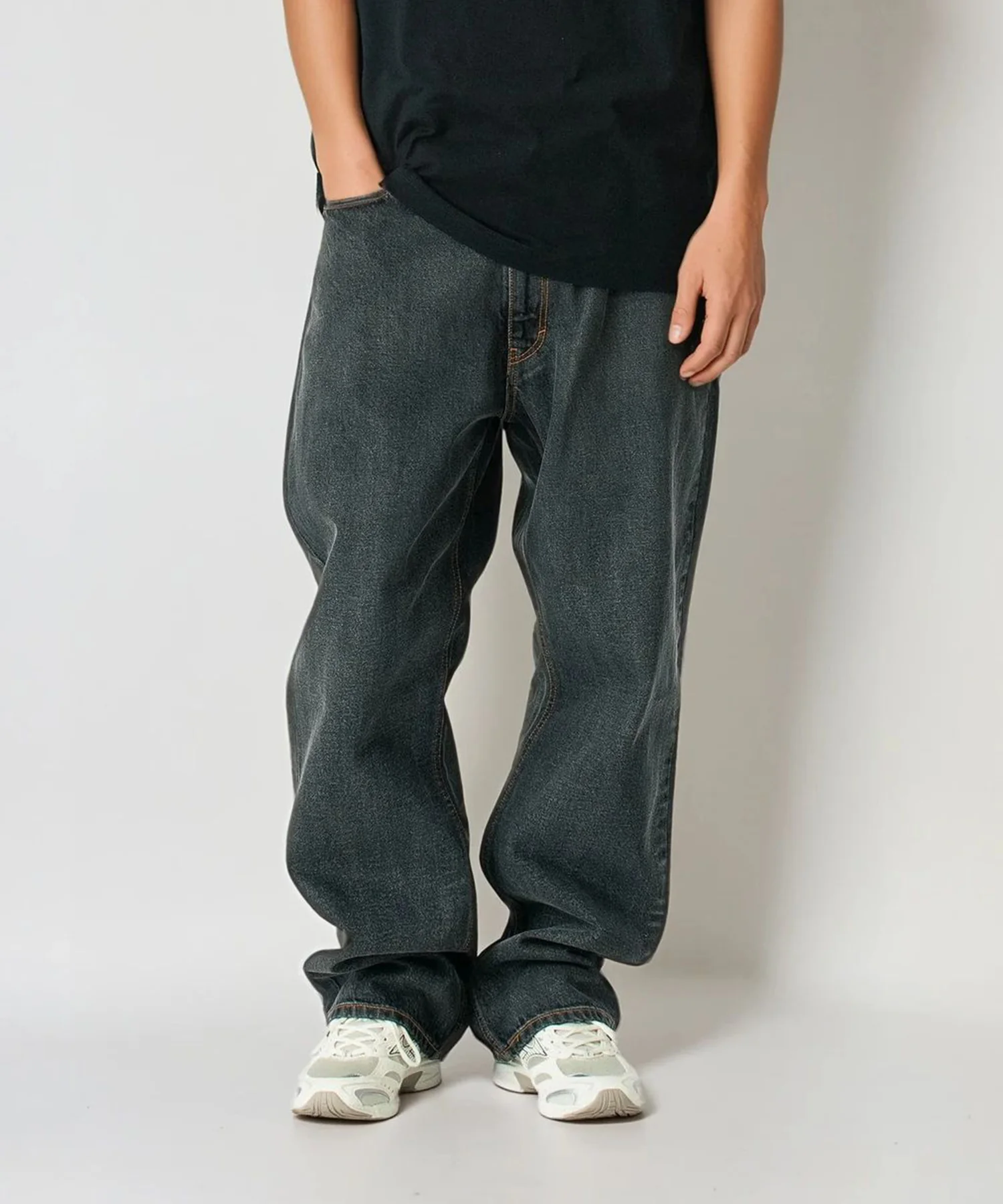 LA STITCHED DENIM PANTS - Image 7