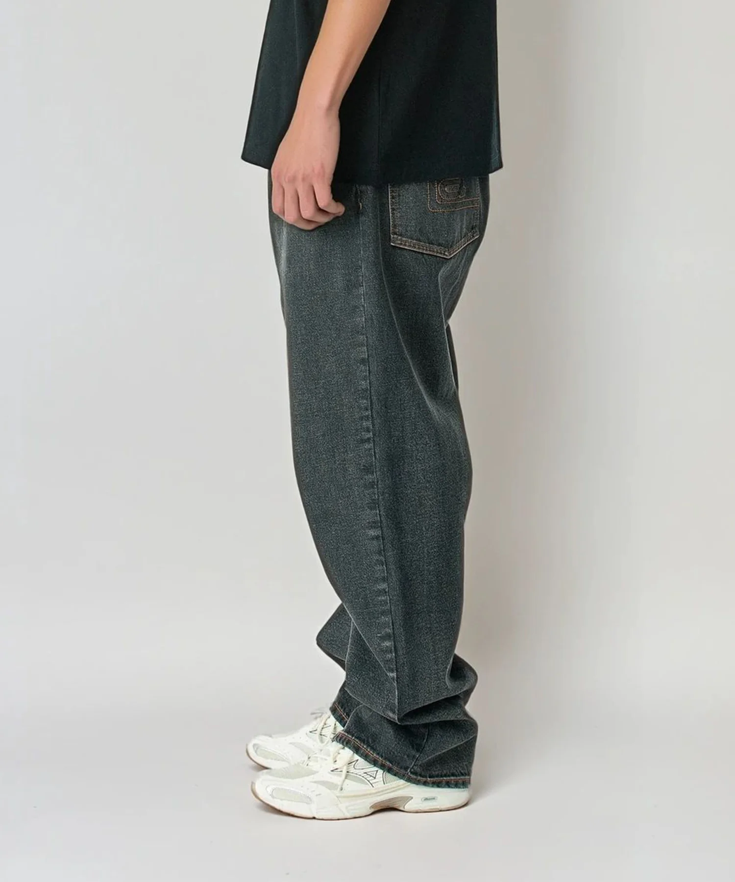 LA STITCHED DENIM PANTS - Image 8